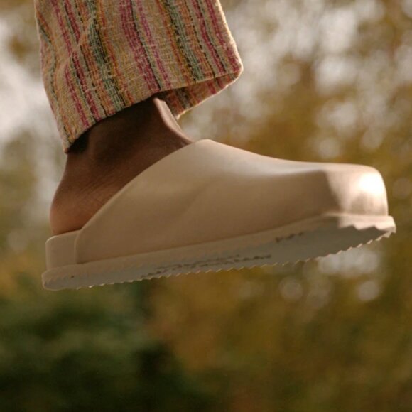 Yume Yume Truck Slide Slippers Mules in Beige - Picture 5 of 5